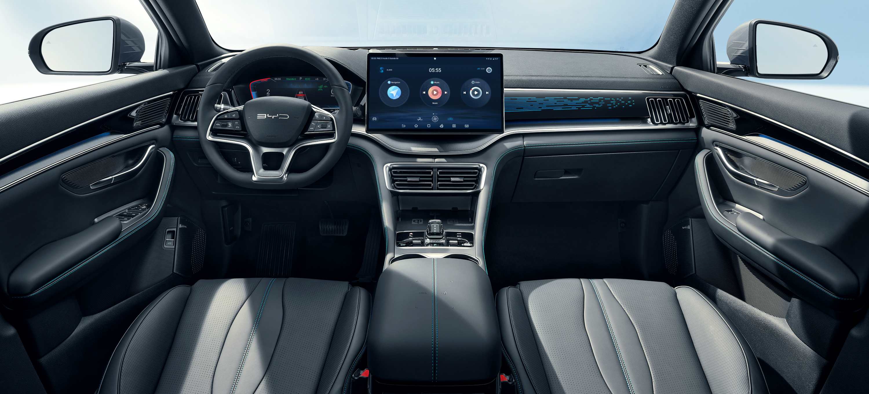 Intérieur BYD Seal U DM-i, véhicule ATS Taxi